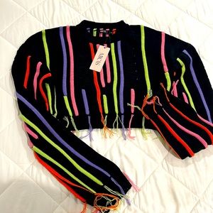 NWT Micas cropped sweater